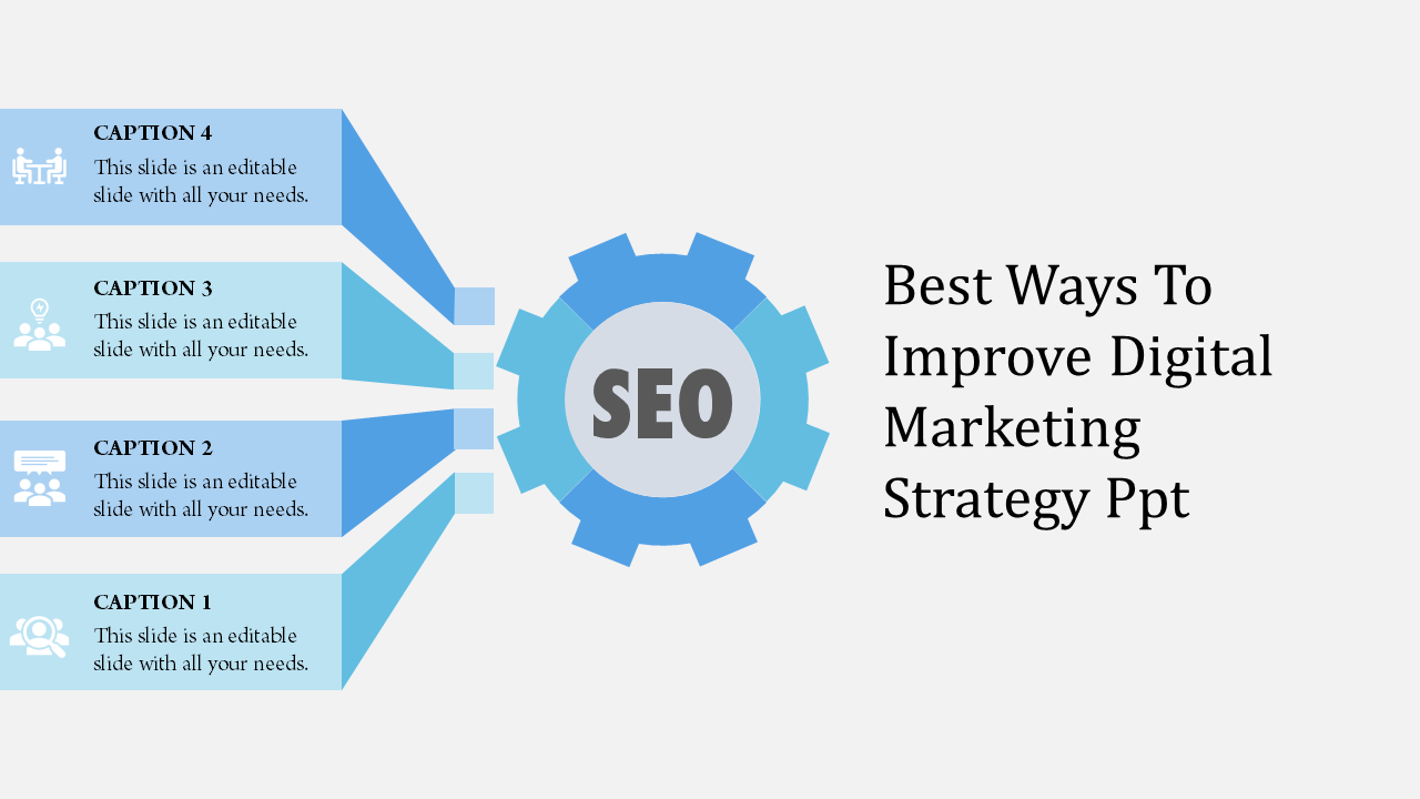 Seo Digital Marketing Strategy Ppt Slideegg